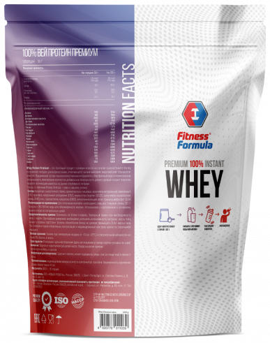 Fitness Formula 100% Whey Protein Premium, 100% Вей Протеин Премиум, 2000 грамм