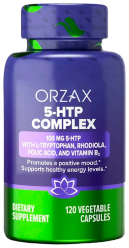 Orzax 5-HTP Complex, 5 HTP Комплекс, 120 капсул