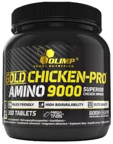 Olimp Sport Nutrition Gold Chicken Pro Amino 9000 Mega Tabs, 300 таблеток