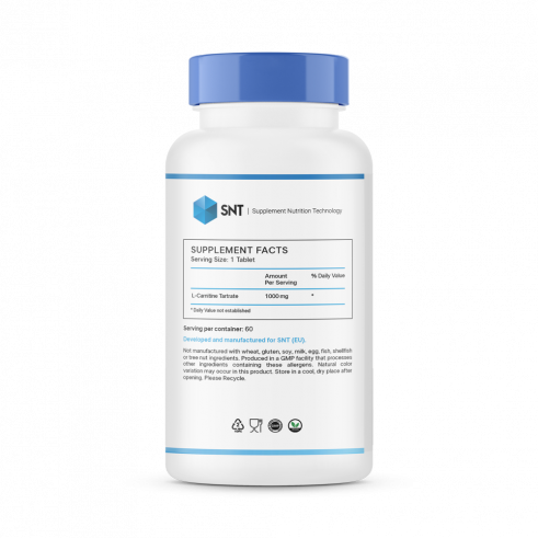 SNT L-Carnitine, L-Карнитин, 60 таблеток