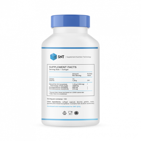 SNT Ultra Omega-3, Ультра Омега-3, 180 капсул