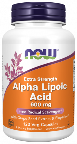 NOW Alpha Lipoic Acid, Альфа-липоевая кислота