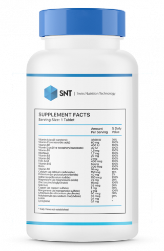 SNT Multivitamin Mineral, Мультивитамин Минерал, 60 таблеток