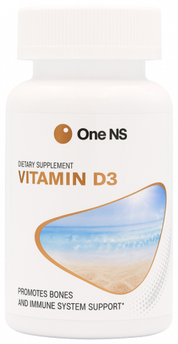 One NS Vitamin D3 softgel, Витамин D3 софтгель, 120 капсул