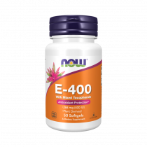NOW Vitamin E-400 With Mixed Tocopherols, 50 капсул