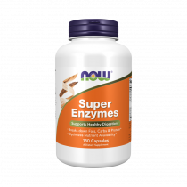 NOW Super Enzymes, Супер Энзимы, 180 капсул